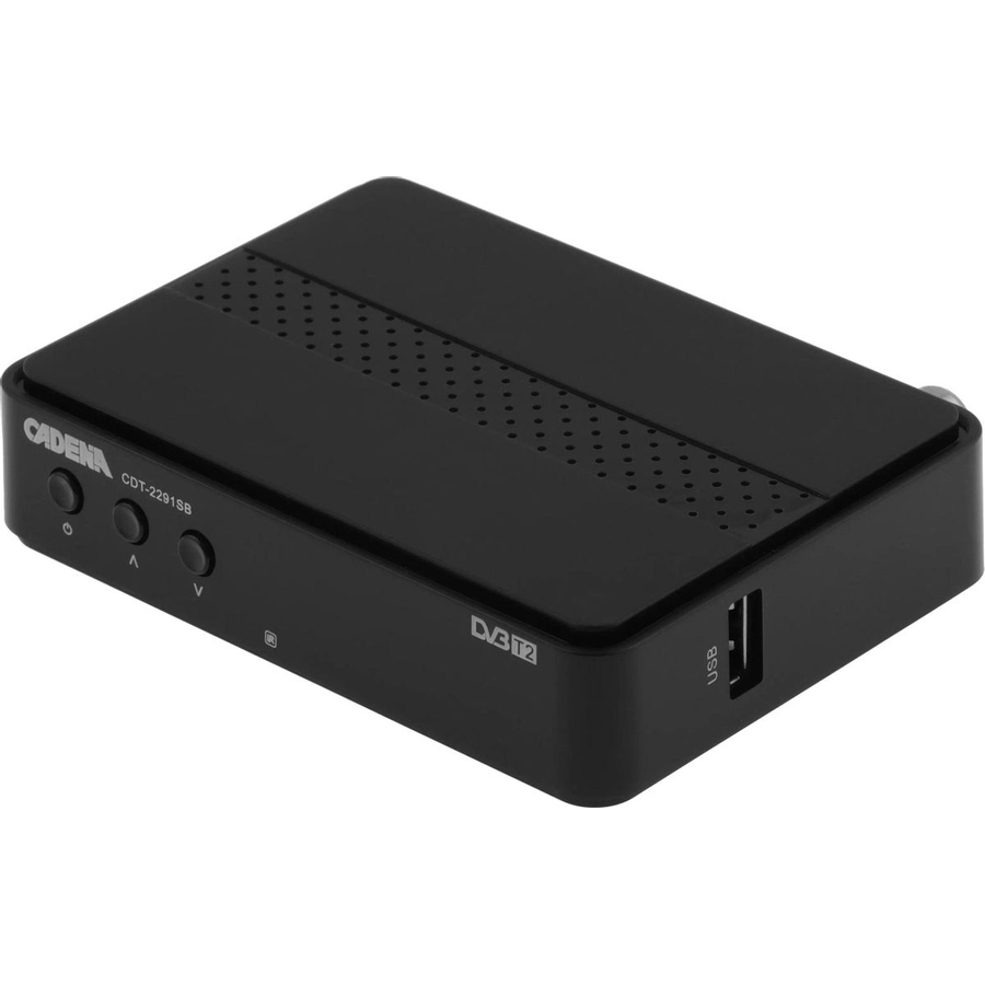 Фото Ресивер Cadena DVB-T2 CDT-2291SB черный (РНПТ) Изображение Ресивер Cadena DVB-T2 CDT-2291SB черный (РНПТ)