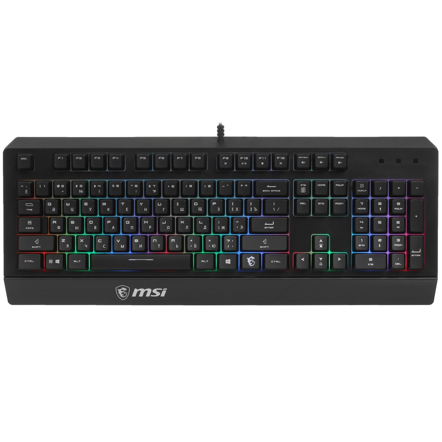 Фото Клавиатура MSI Vigor GK20 черный Изображение Клавиатура MSI Vigor GK20 черный