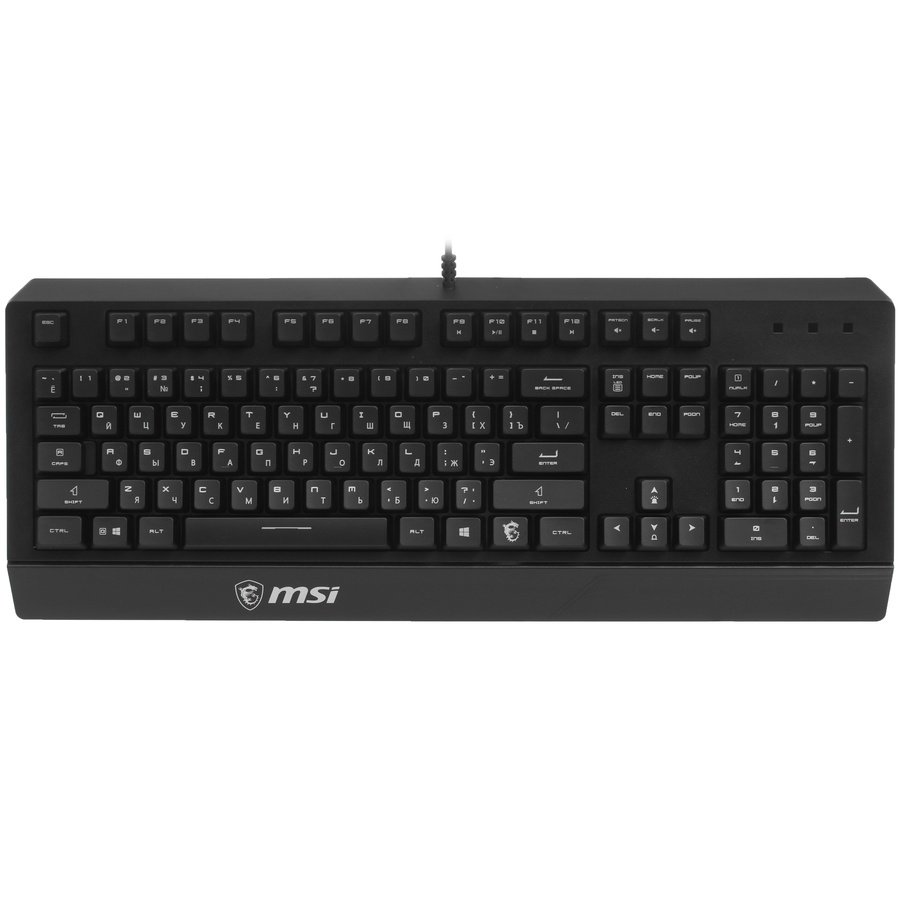 Фото Клавиатура MSI Vigor GK20 черный Изображение Клавиатура MSI Vigor GK20 черный