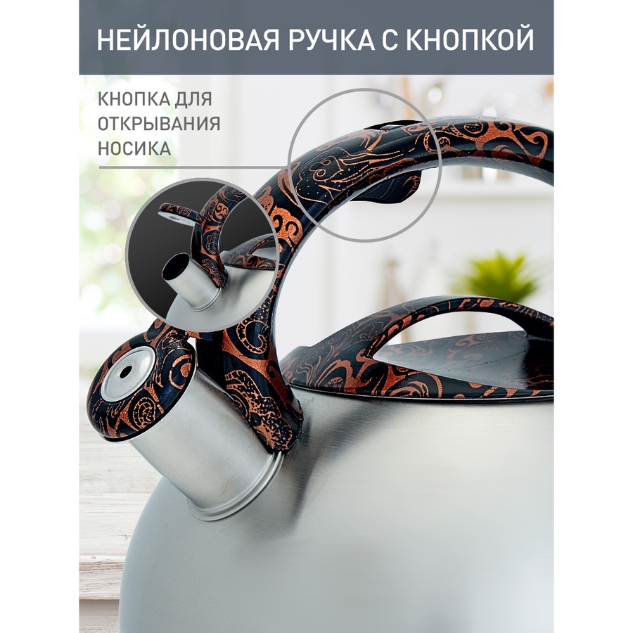 Фото Чайник Webber BE-0601 газ Изображение Чайник Webber BE-0601 газ