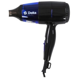 Изображение Фен Delta DL-0907 1400Вт черный с синим