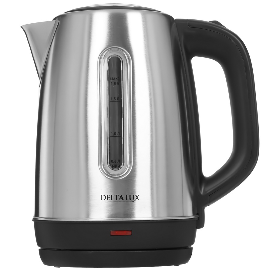 Фото Чайник Delta LUX DE-1015 черный металл Изображение Чайник Delta LUX DE-1015 черный металл